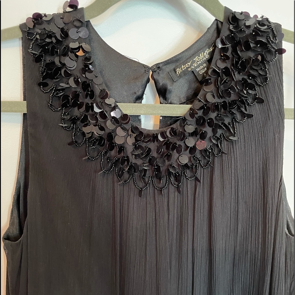 Betsey Johnson Black Evening Collection Dress 8